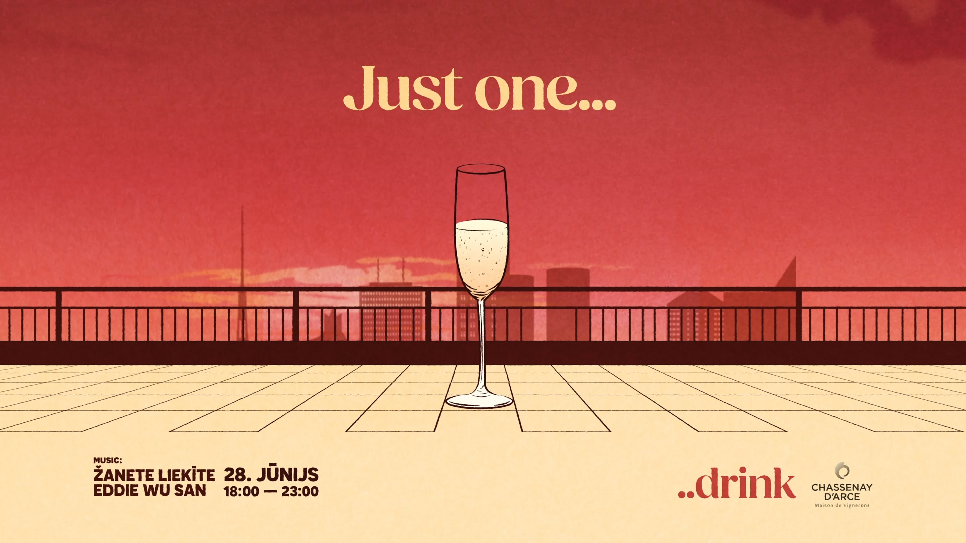 Galleria Riga Rooftop Party — Animated Invitation